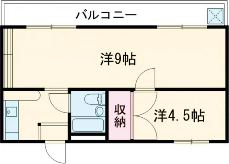 カーサ西八王子 1階階 間取り