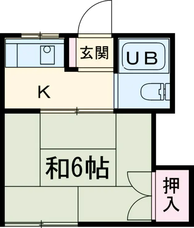 こぶし荘 2階階 間取り
