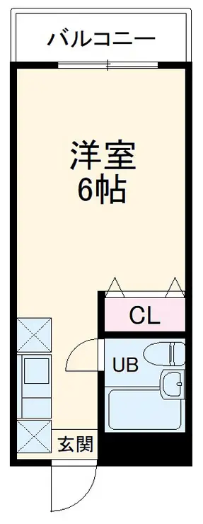 堀江新井マンション 1階階 間取り
