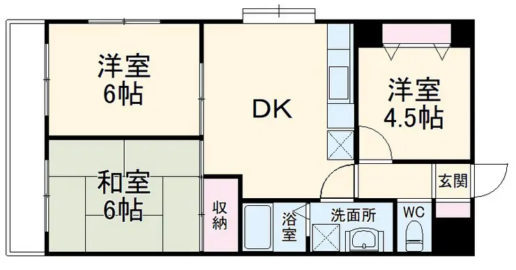 エクセレントイシイ 2階階 間取り