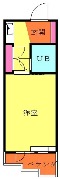 エムズ南林間 2階階 間取り