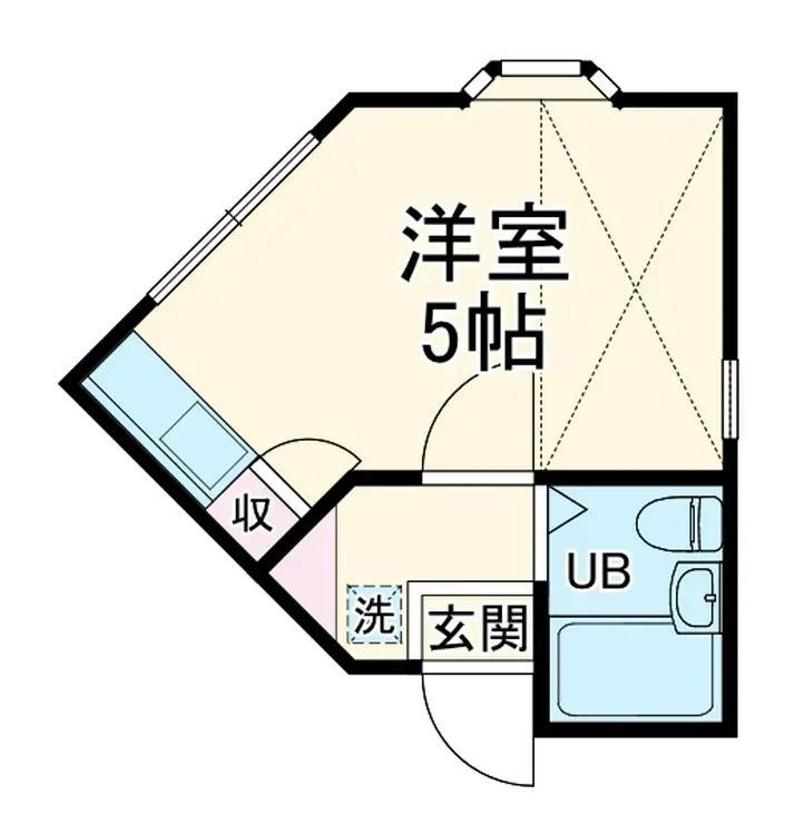 ペアーパレス鶴瀬 2階階 間取り
