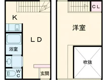 プリマベーラ(1LDK)の間取り写真