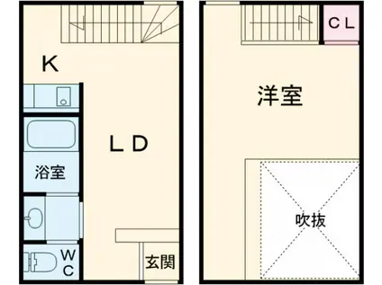 プリマベーラ(1LDK)の間取り写真