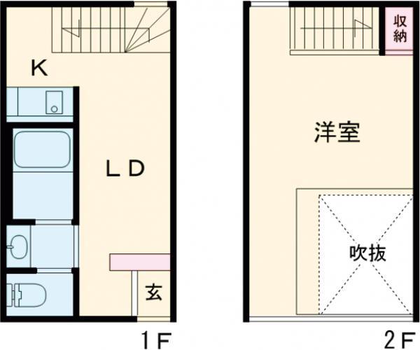プリマベーラ(1LDK)の間取り写真