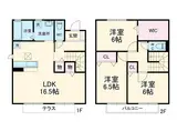 名古屋市東山線 一社駅 徒歩30分 2階建 築16年