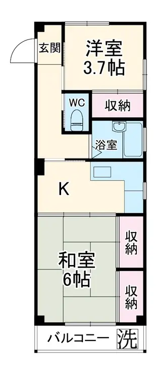 アイビュー東川口 3階階 間取り