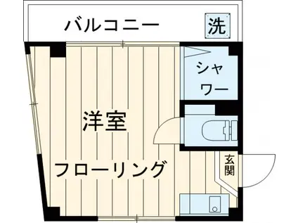 プレシャスノヴァ(ワンルーム/4階)の間取り写真