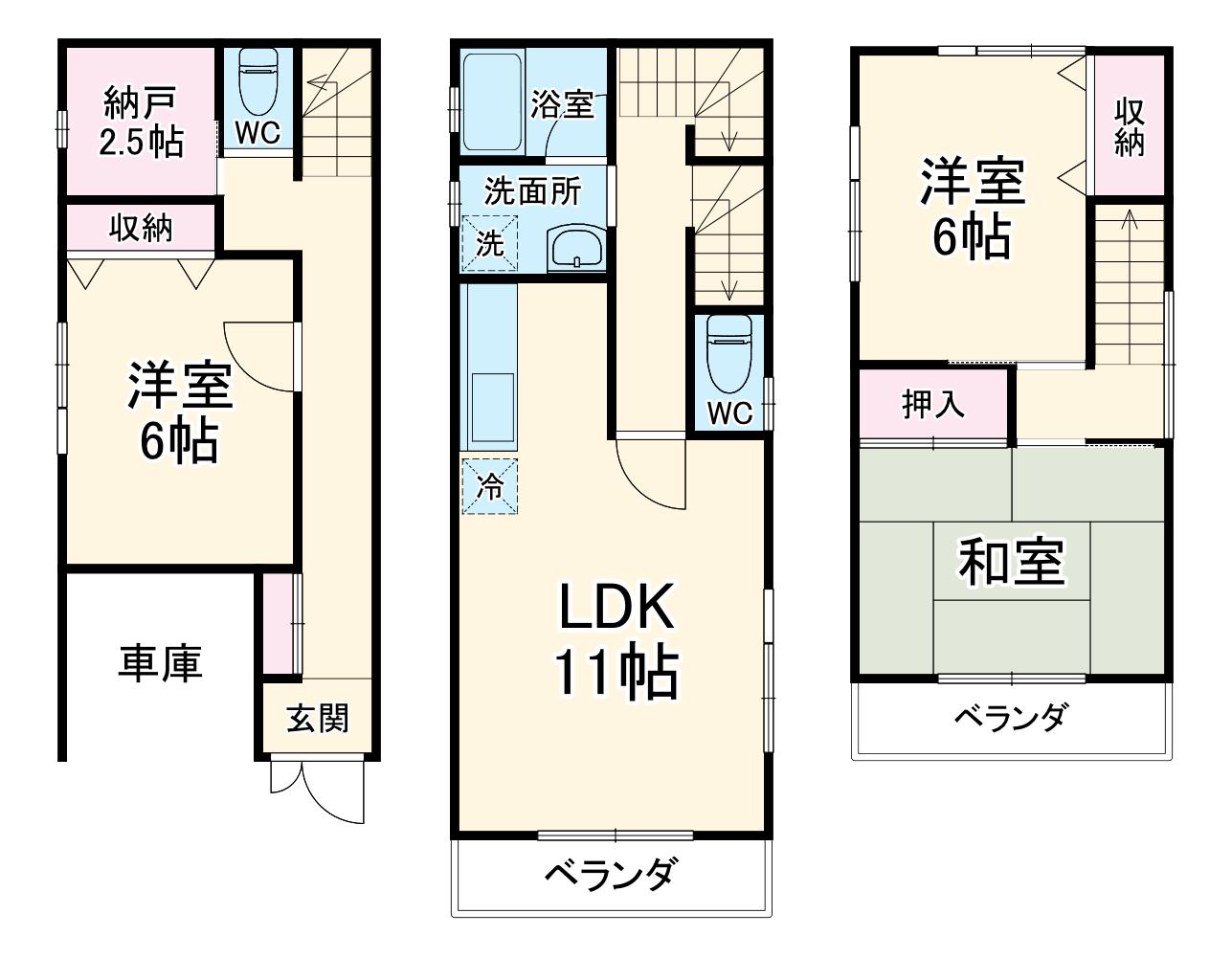 東急東横線 日吉駅(神奈川) 徒歩21分 3階建 築29年