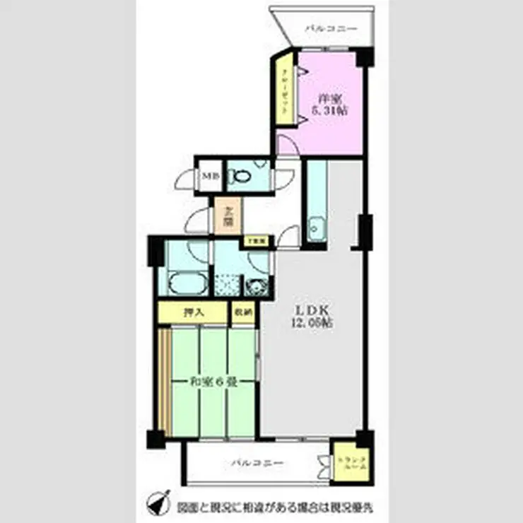 ELL・GRANDE 3階階 間取り