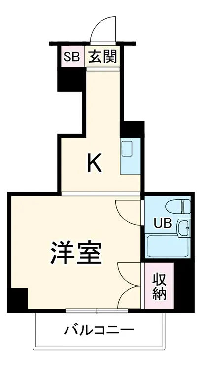 レジデンスヘリオス 2階階 間取り