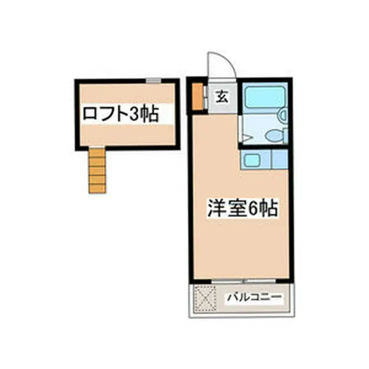サンライズヴィレッジ 2階階 間取り
