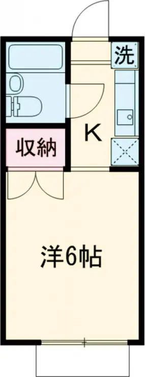 パークハイツ中島1 1階階 間取り
