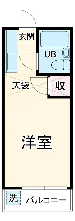 アゼリア宮崎台 2階階 間取り