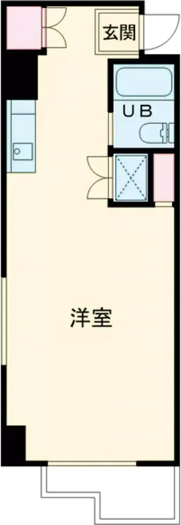 LIFE IN聖蹟 2階階 間取り