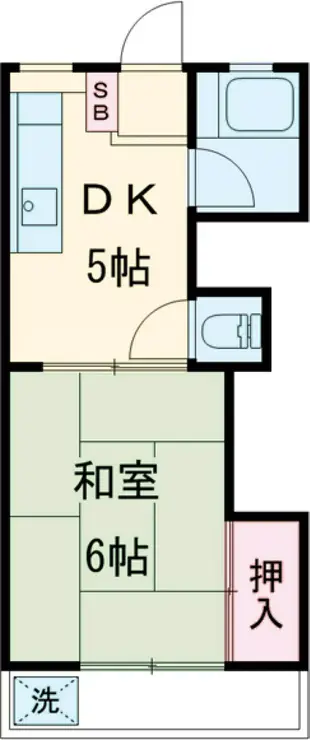 ハイツ大森 2階階 間取り