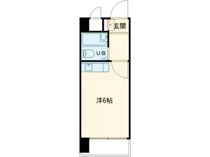 朝日プラザ鴨川1(ワンルーム/3階)の間取り写真