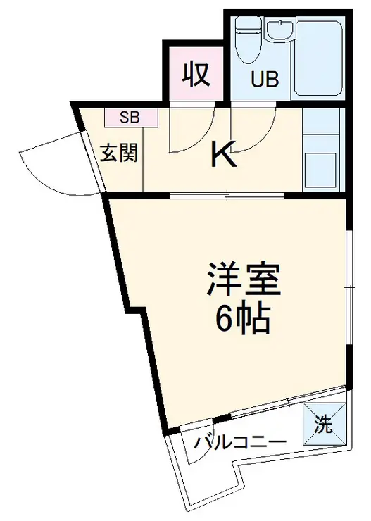 コーポエレガンス 3階階 間取り