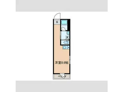 リチェンシア相模原(1K/5階)の間取り写真