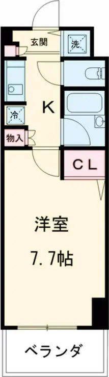 CITY SPIRE国分寺 3階階 間取り