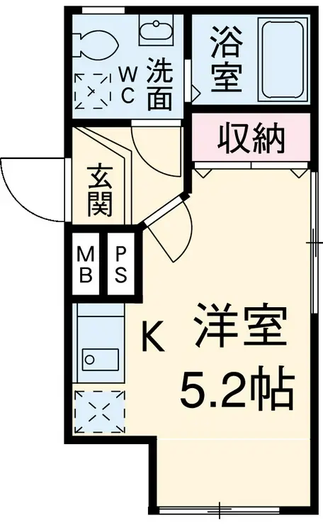 ハイグローブ東十条 4階階 間取り