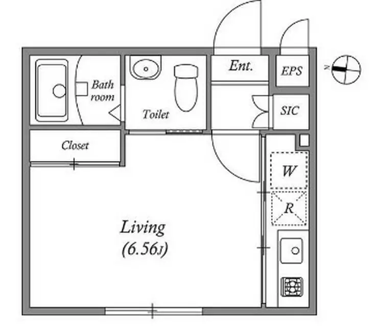 MODULOR池上 2階階 間取り