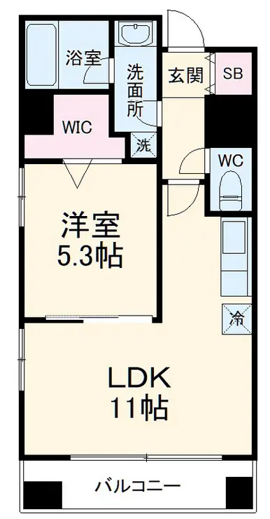 ピニエール浦和岸町 9階階 間取り
