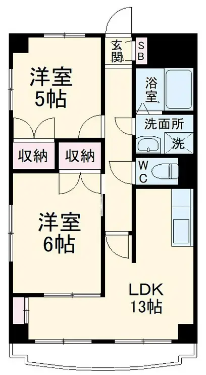 アルトピアーノ 5階階 間取り