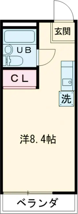 グランドール横倉 4階階 間取り