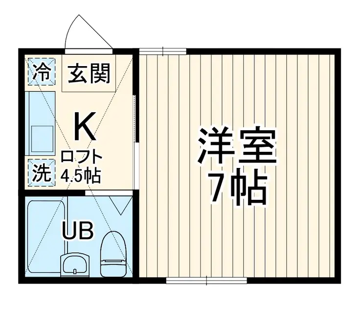 アゼリアガーデンズ生田 2階階 間取り