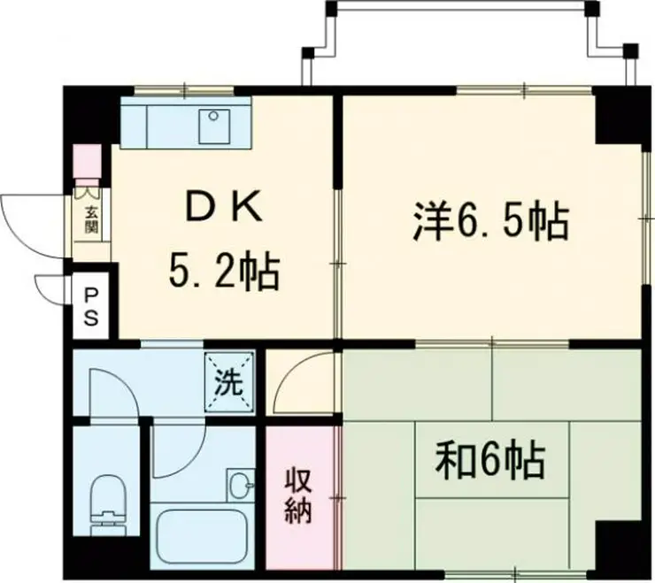 サクセス八日町 3階階 間取り