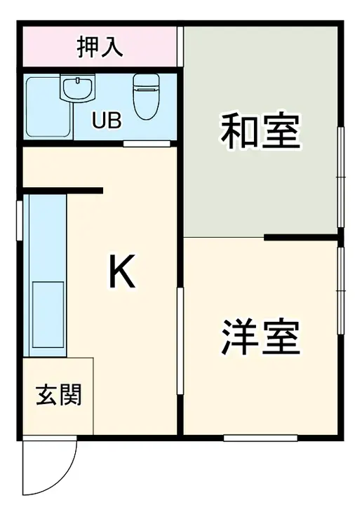 コーポレイI 1階階 間取り