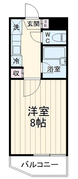 ベルガーデン 3階階 間取り