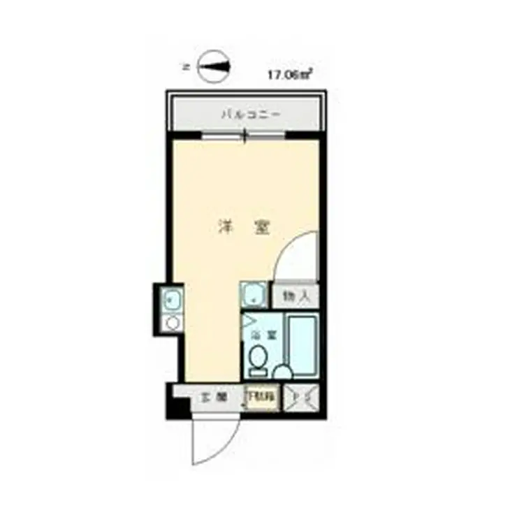 中青木グレースハイム 1階階 間取り
