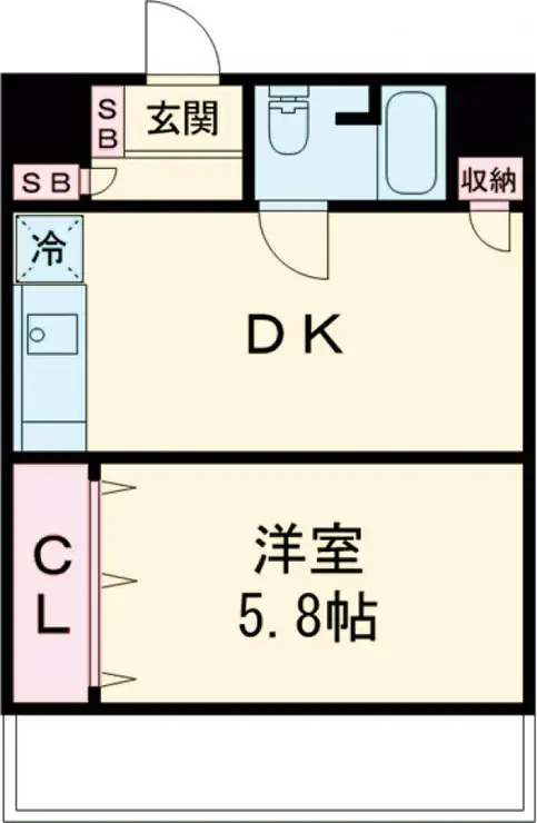 ベルハイム自由が丘 2階階 間取り