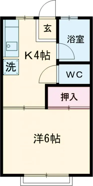 第二野村コーポ 2階階 間取り