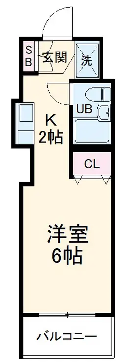 クリオ武蔵新城弐番館 3階階 間取り
