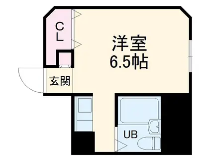 ザ・グラン西千葉(ワンルーム/3階)の間取り写真