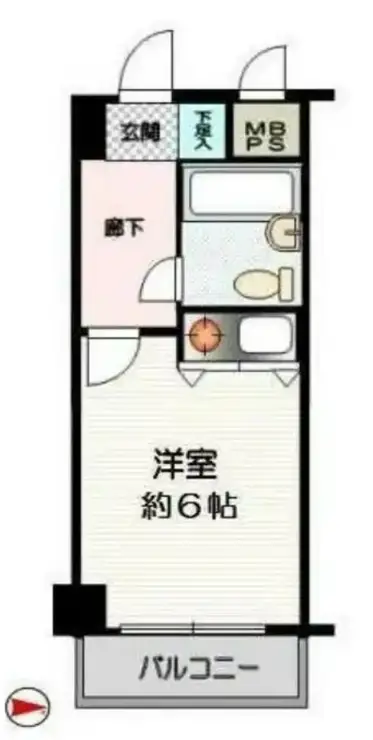 クリオ日野壱番館 4階階 間取り