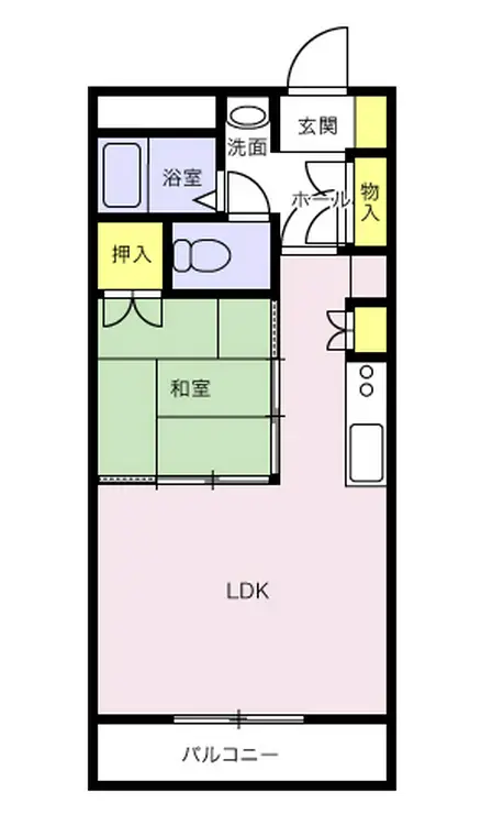 高砂ハイツ森林公園 1階階 間取り