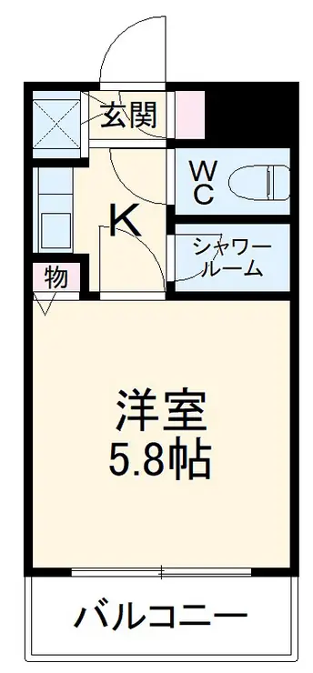 ライオンズマンション千葉県庁前 2階階 間取り