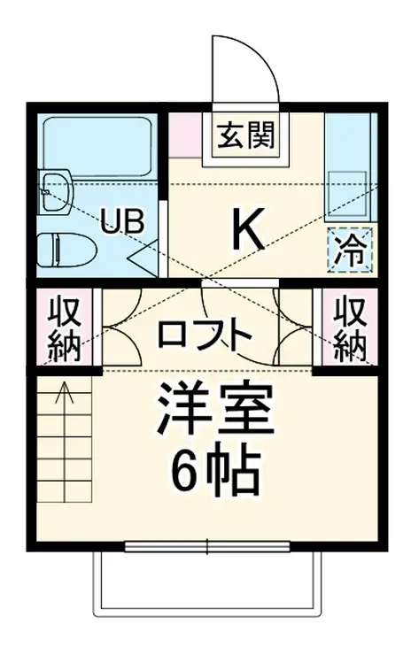 シティパレス上尾5 1階階 間取り