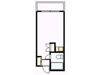 タイヨウハイム(ワンルーム/5階)の間取り写真