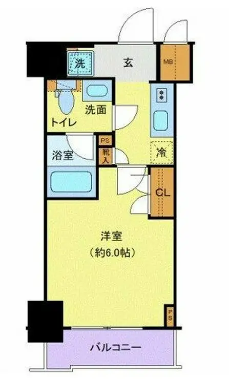 プレール・ドゥーク北品川 2階階 間取り