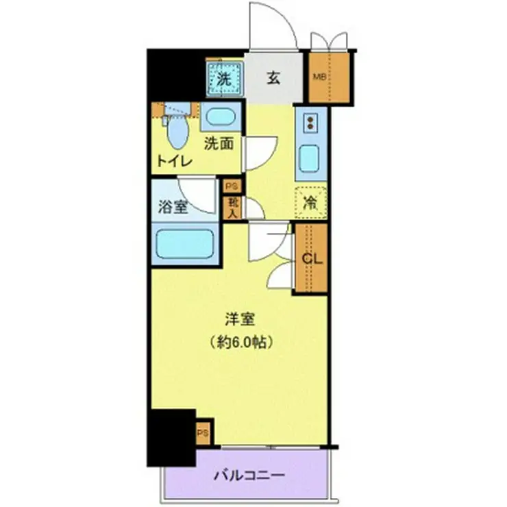 プレール・ドゥーク北品川 10階階 間取り