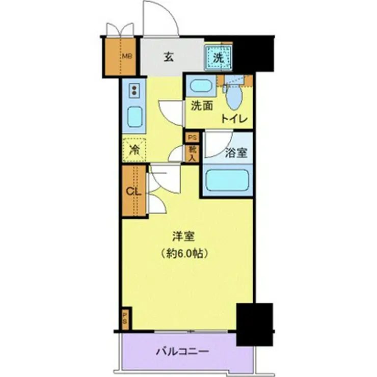 プレール・ドゥーク北品川 12階階 間取り