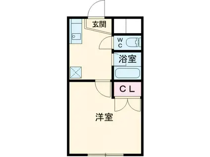 ケイエスレジデンス(1K/4階)の間取り写真