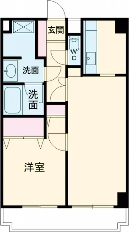 綾東ヴィレッジ弐番館 1階階 間取り