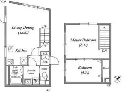 LIVART SEASON南台(2LDK/4階)の間取り写真