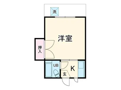コーポラスクリエイティブ(1K/1階)の間取り写真